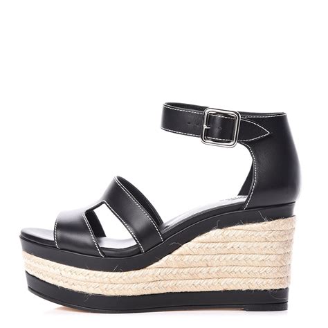 hermes wedge sandals